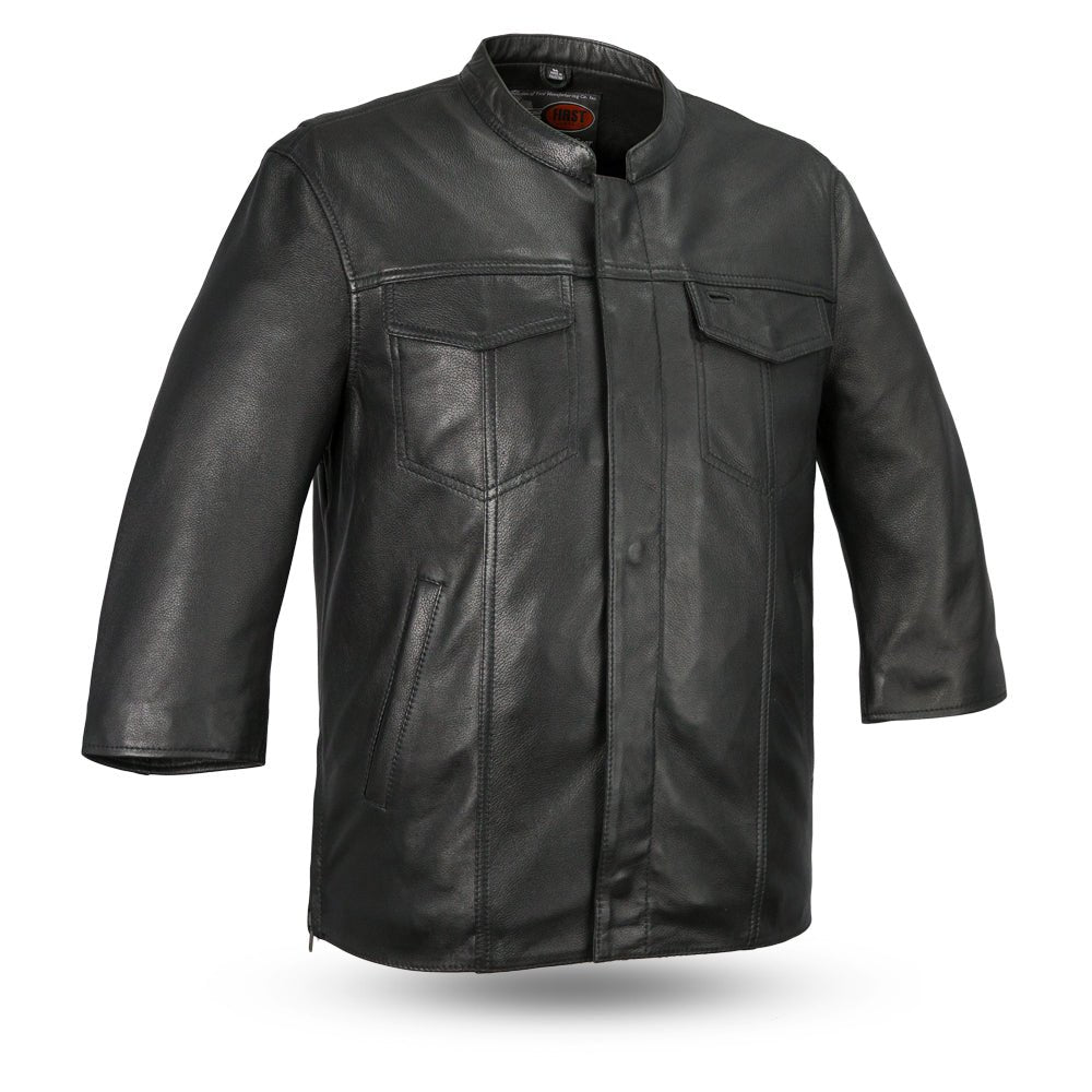 Mesa  - Men's Motorcycle Leather Shirt Garage Sale First Manufacturing Company S